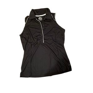 Slazenger black golf polo, small